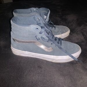 Blue Suede Vans sz 8